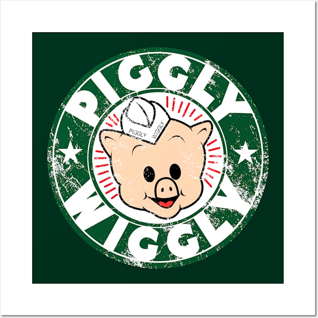 Piggly Wiggly Retro Wall Art by mighty corps studio